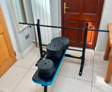 Men's active health bench + weights