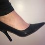 Next black sequinned high heels Image 7