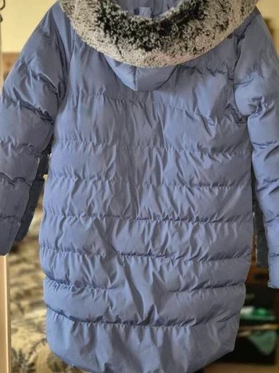 B&Q Girls Purple Puffer Coat - Age 15/16 - Excellent Condition, AV