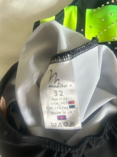 Milano gymnastics leotard