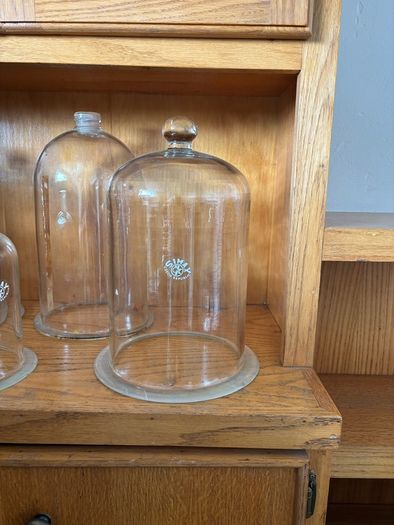 Bell jars and burette reagent bottles