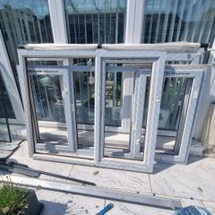 Cream pvc windows