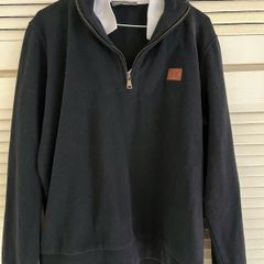 Jacey Quinn Zip Up Jumper Navy (Medium)