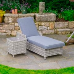 Sun Lounger and Table Set