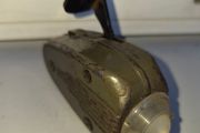 old  world war 2 wind up flash light