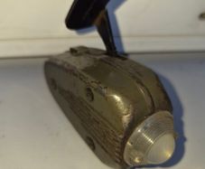 old  world war 2 wind up flash light