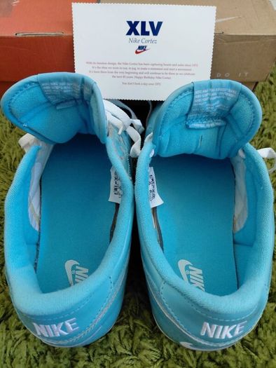Nike WMNS Cortez III Leather Size UK-6/EUR-40 103082-441 Metallic Blue/White Limited Edition-2001