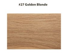 Micro Ring Hair Extensions 20" Double Drawn I Tip Remy Hair 25g - #27 Golden Blonde