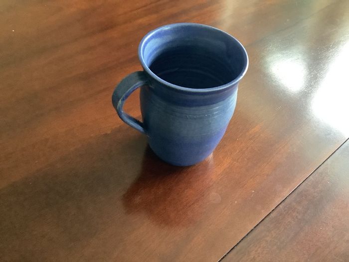 Handmade pottery mugs
