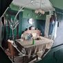 Art Deco original 1920s Mirror vintage French Art Deco etched mirror Image 5