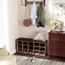 Shoe bench with 15 compartments Image 6