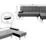 Scandi Vibes  Corner Sofa Bed with a Twist Image 5