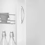 20 x Furniture handle Bombay, L160mm, 128mm interaxis, Zamak, Silver painted aluminium Image 2