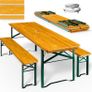 Wooden Folding table and two benches picnic set  (3 pieces) Image 4
