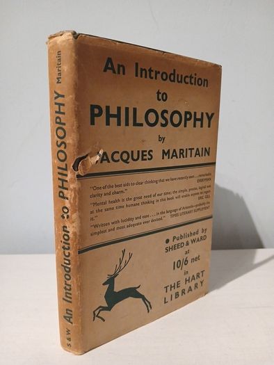 An Introduction to Philosophy by Jacques Maritain 1956 Edition