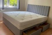 New Stylish Double 4ft, 4ft6, King 5ft And 6ft Superking Sizes Divan Beds Instock. Drawers And Optional Tufted Mattresses Available. Free Delivery
