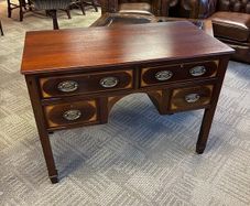 William Richardson LTD. C.1900. A Sheraton Revival inlaid mahogany console