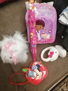 Kids, backpack, toys...