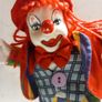 ceramic figure clown dancing clown vintage figurine statues colourful Image 7