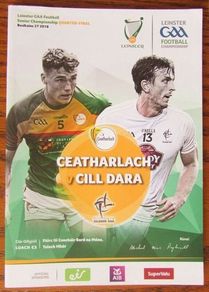 2018 Carlow v Kildare - GAA Leinster Football Quarter-Final Programme