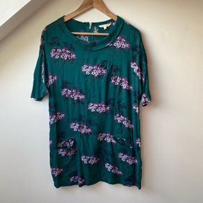 White Stuff Emerald Green Tunic Dress