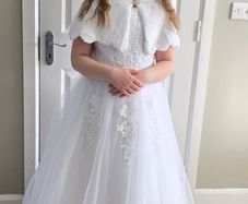 Communion dress and accessories