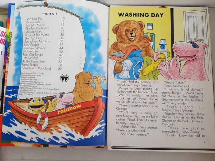 Rainbow vintage annual 1988
