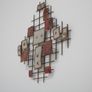 Vintage Brutalist Wall Sculpture in Torch-Cut Metal Image 4