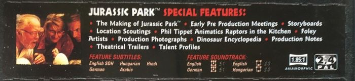 Jurassic Park Trilogy Boxset [1993-2001] [3xMovie DVD]