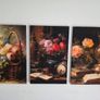 3 framed printed canvas 35x55cm each photo Image 4