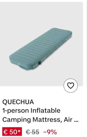 New Camping Mattress/ single inflatable
