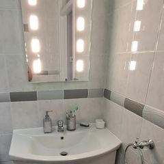 vanity unit and mirror