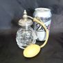 Vintage Art Nouveau Style Silver Topped Crystal Perfume Atomiser Image 10