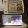 Lot of 12 Old World Banknotes from Circulation.1910-2001 No.10. Image 7