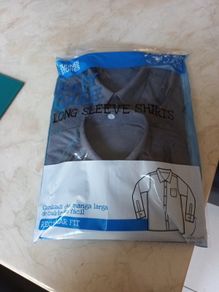 Dunnes 2 Pack Grey Long Sleeved Shirts. Age 5-6.  In Original  Packaging.