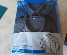 Dunnes 2 Pack Grey Long Sleeved Shirts. Age 5-6.  In Original  Packaging.