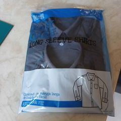 Dunnes 2 Pack Grey Long Sleeved Shirts. Age 5-6.  In Original  Packaging.