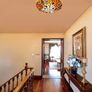 Tiffany Style 12 16Inch Stained Glass Dragonfly Style Flush Mount Ceiling Light Fixture with Stained Glass Shade Hanging Tiffany Lamps for Dinner Room Living Room Dragonfly 30cm Image 4