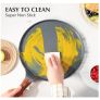 SENSARTE Nonstick Crepe Pan with Spreader, 30 cm Swiss Granite Coating Dosa Pan Pancake Flat Skillet Tawa Griddle with Stay-Cool Handle, Induction Compatible Image 4