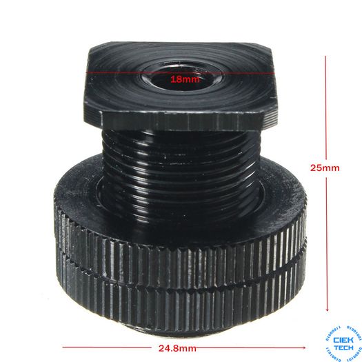 5/8" (Male)  to 1/4" (Female) Microphone, Tripod, Camera Shoe Adapter
