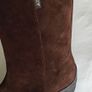 Designer Bally Women's Leather Suede Boots Image 9