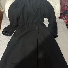 French Connection Black Wool Coat