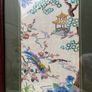 Vintage Chinese Embroidery Framed Bird & Floral Textile Art Image 6