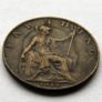 1918 ERROR COIN bronze farthing Image 2