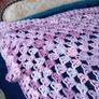 crochet pastel throw Image 4