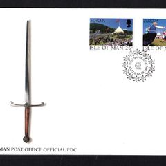 1998 Isle of Man Europa Festivals Commemorative Stamps First Day Cover (FDC)