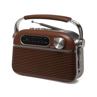 'Vintage' Rechargeable Portable Radio