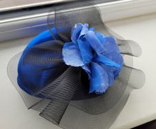 Fascinator blue