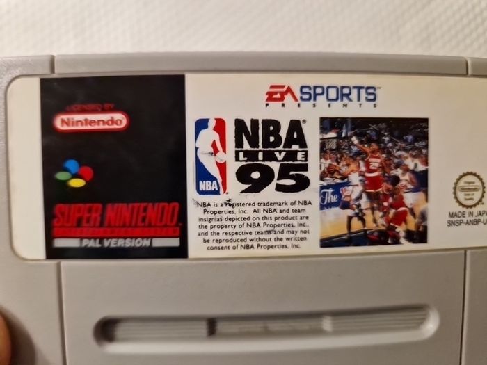 NBA Live 95 Super Nintendo Arcade Retro Games Original