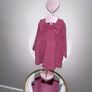 Baby Girls Pink Long Sleeved Dress from Name It Age 9-12 months / EU 80cm Image 4